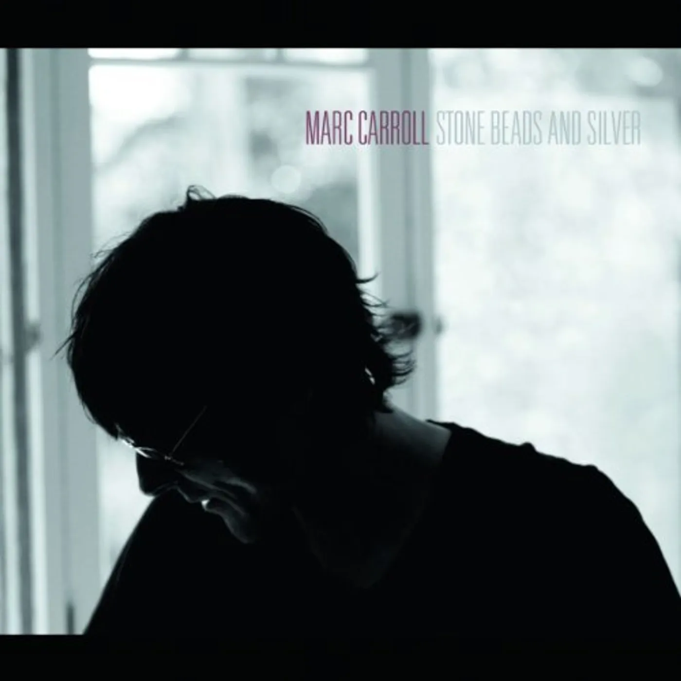 Marc Carroll Stone Beads and Silver Vinyl Record