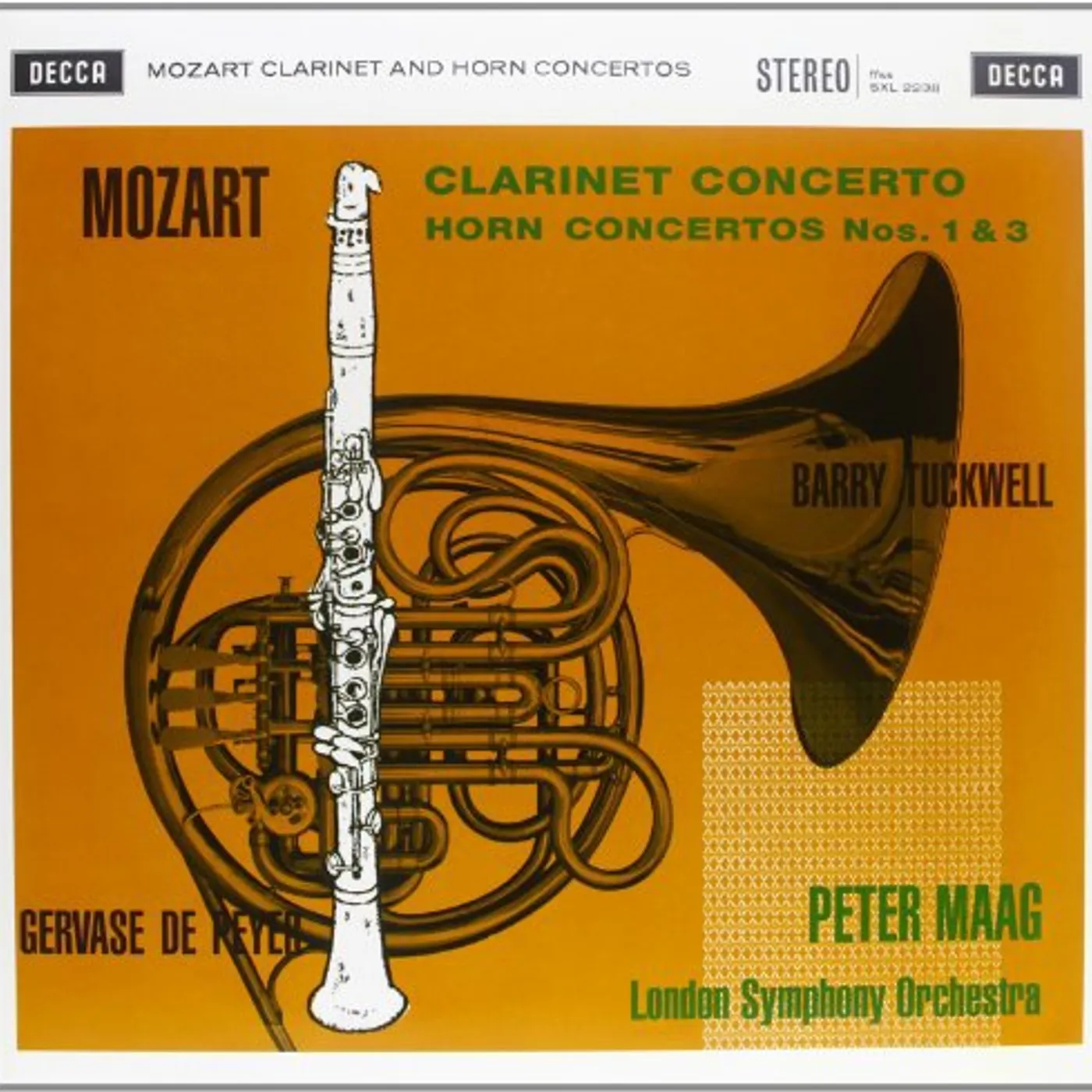 Mozart / Maag CLARINET CONCERTO Vinyl Record