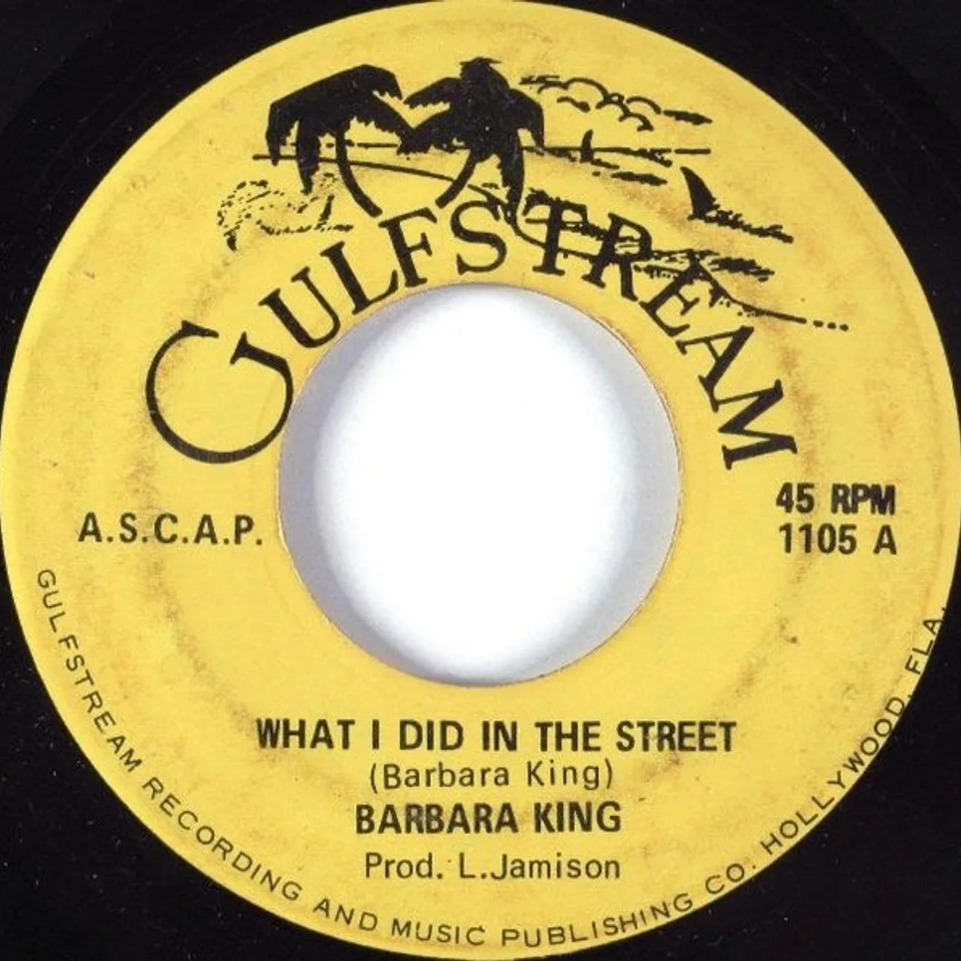 Barbara King WHAT I DID IN THE STREET Vinyl Record - UK Release