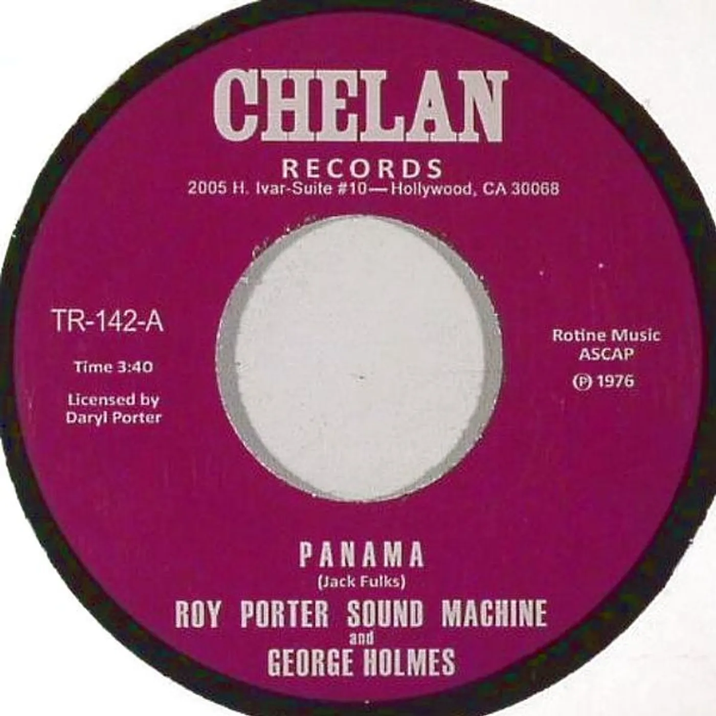 Roy Porter Sound Machine PANAMA Vinyl Record - UK Release