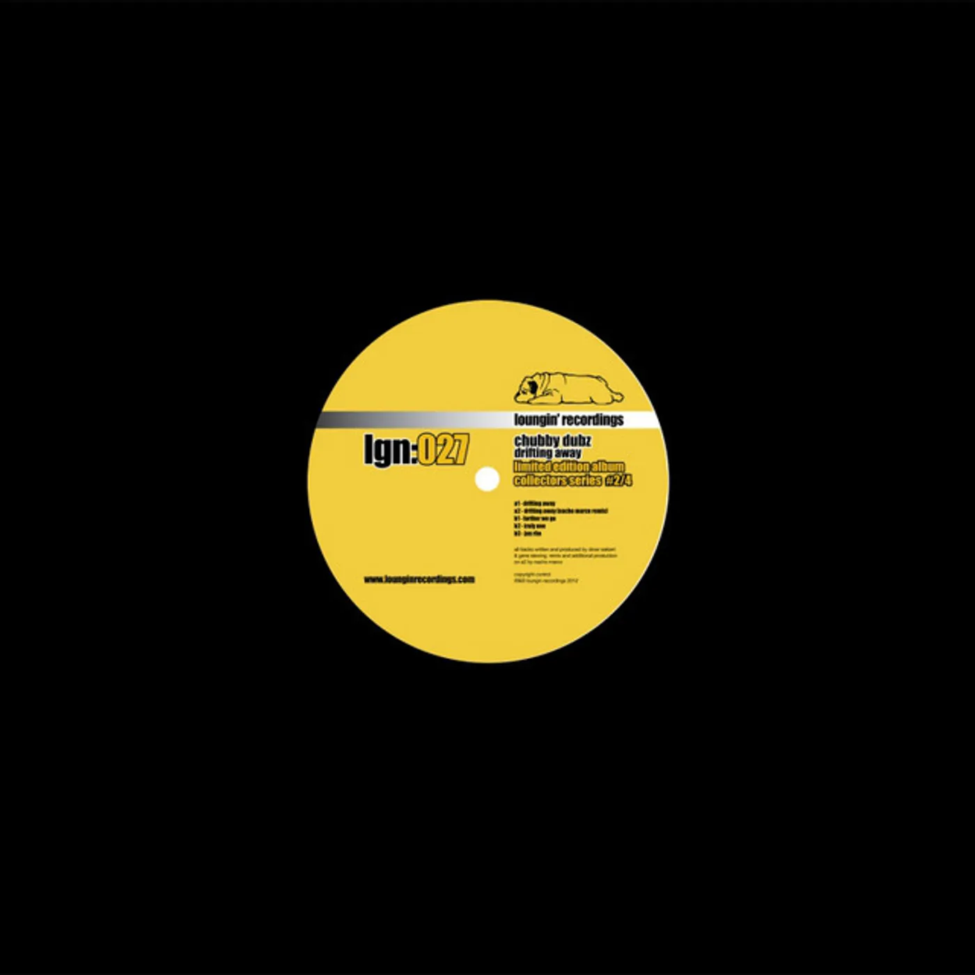 Chubby Dubz DRIFTING AWAY (ALBUM SAMPLER 2) Vinyl Record - UK Release