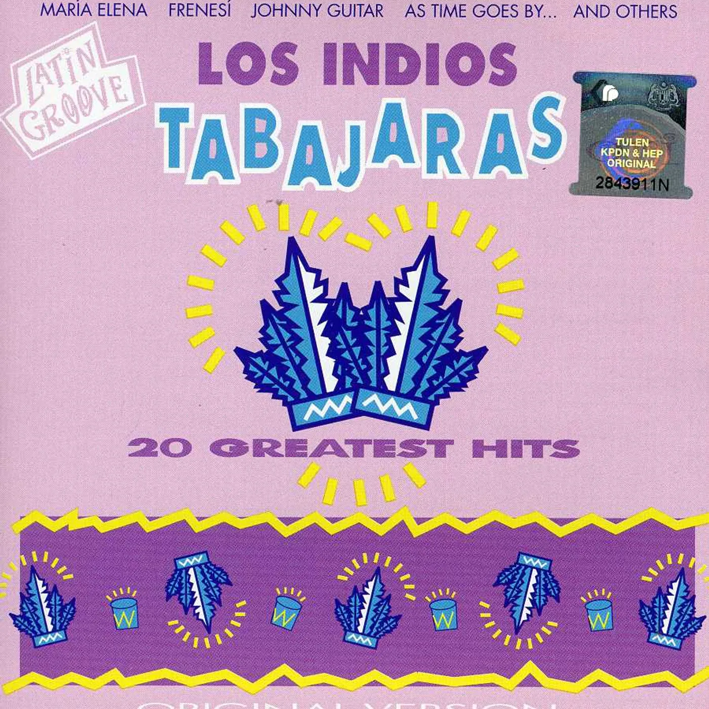 Los Indios Tabajaras LATIN GROOVE-20 GREATEST HITS CD