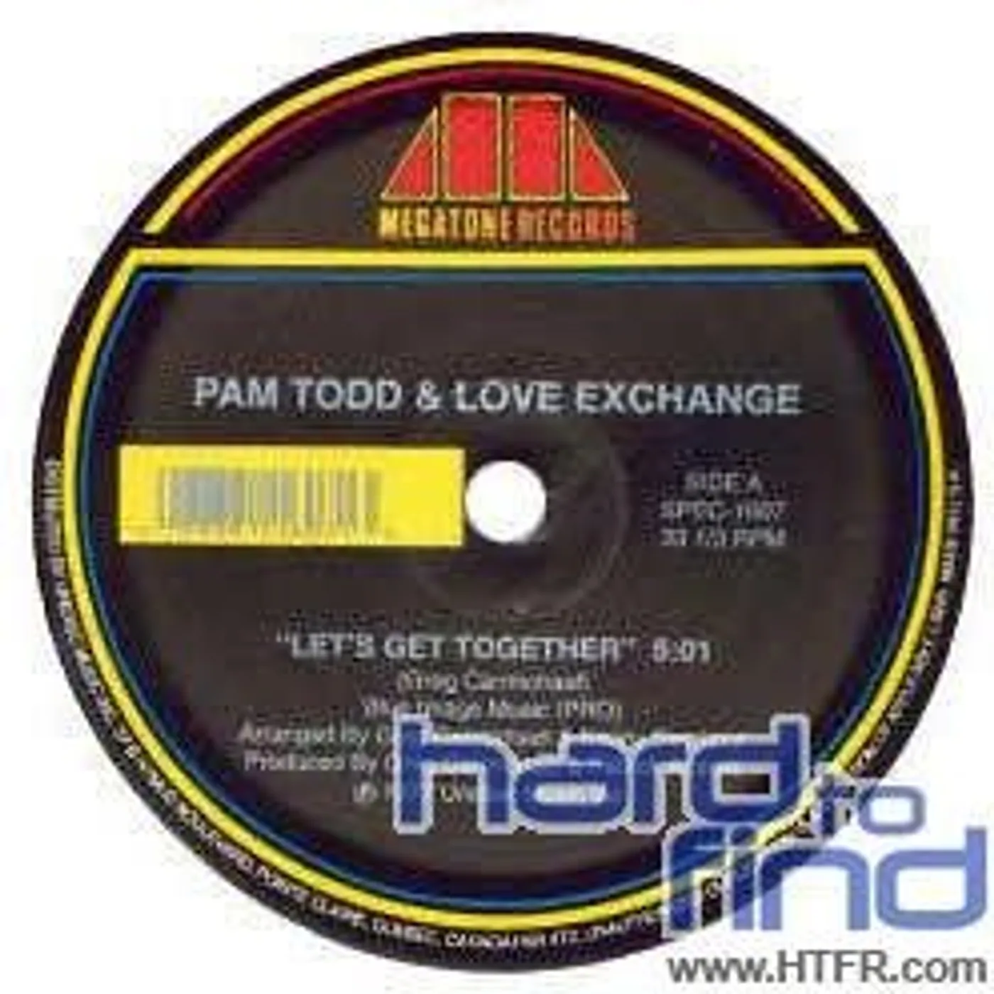 Sylvester/Pam Todd LIVING FOR THE CITY/LETS GET TOGETHER Vinyl Record