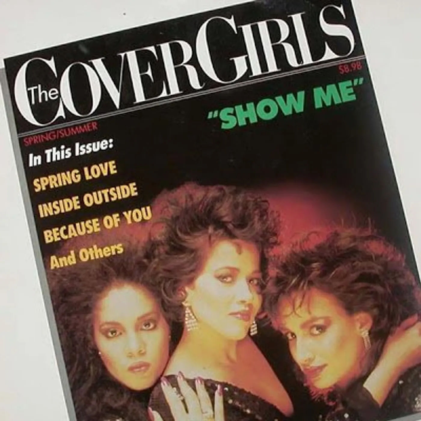 Cover Girls SHOW ME/INSIDE OUTSIDE Vinyl Record - Canada Release