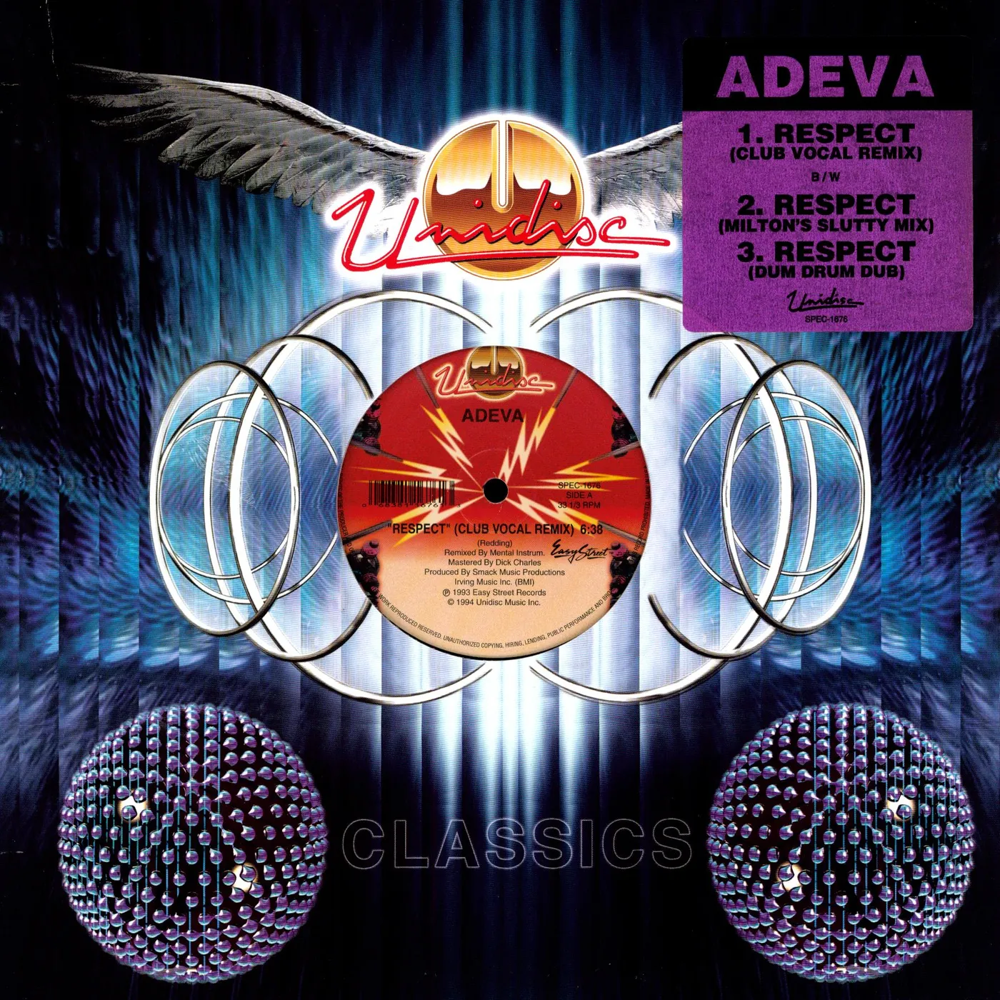 Adeva RESPECT Vinyl Record - Canada Release
