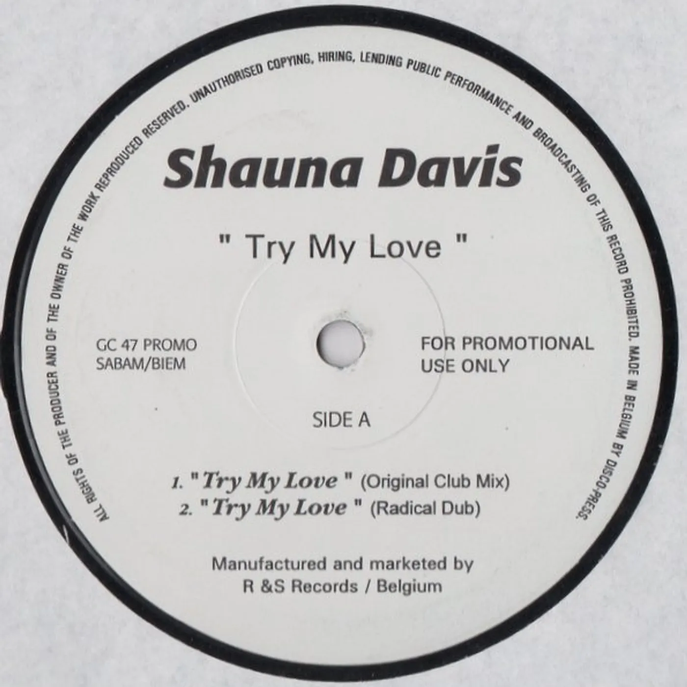 Shauna Davis Try My Love Vinyl Record