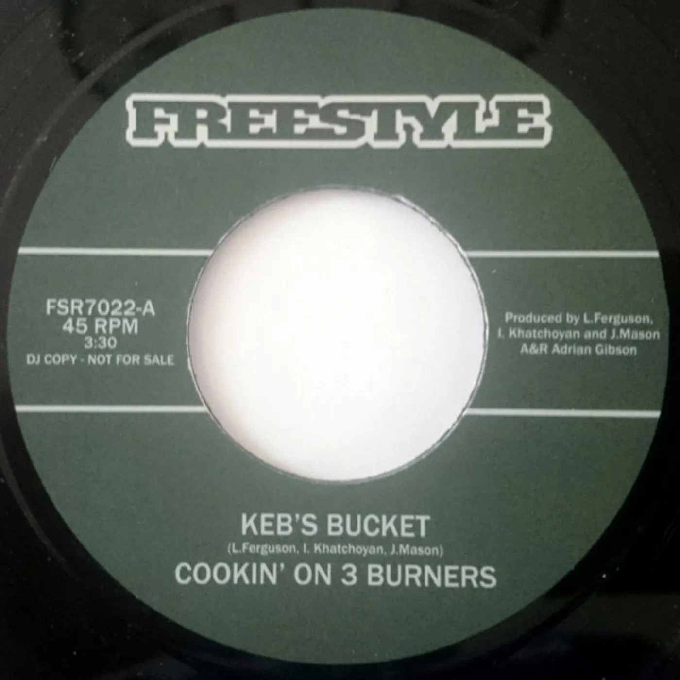 Cookin' On 3 Burners KEB'S BUCKET Vinyl Record - UK Release