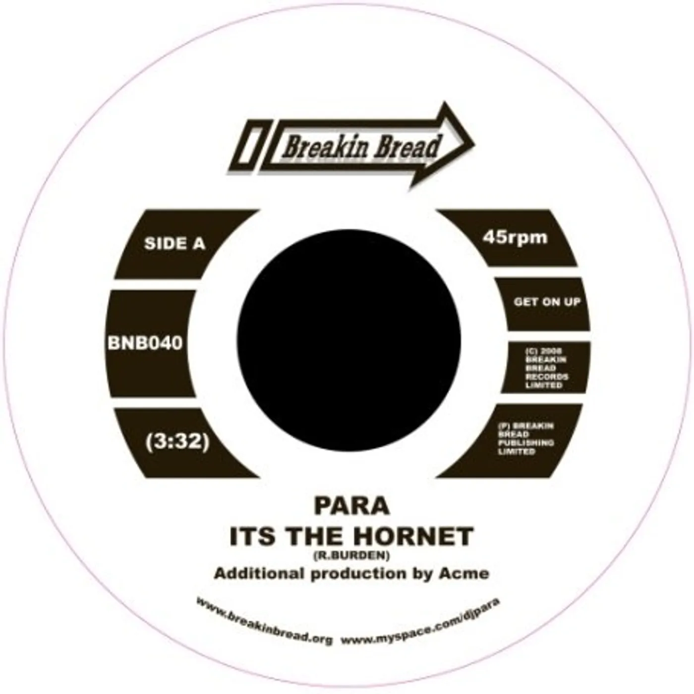 Para IT'S THE HORNET/THE HIDEAWAY Vinyl Record - UK Release
