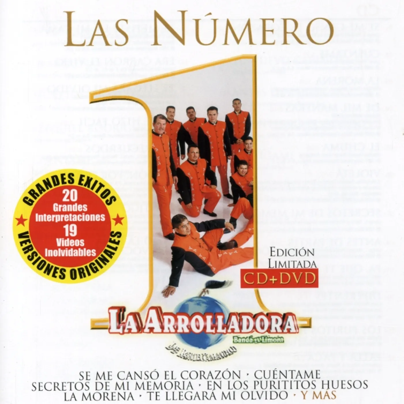 La Arrolladora Banda El Limon LAS NUMERO 1 CD