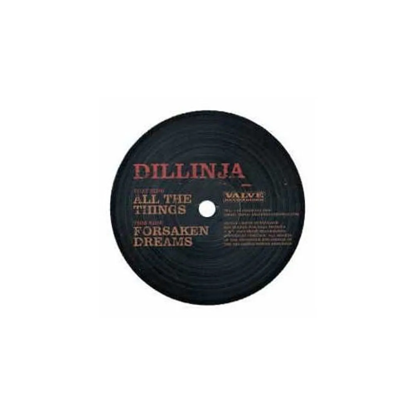 Dillinja ALL THE THINGS/FORSAKEN DREAMS Vinyl Record
