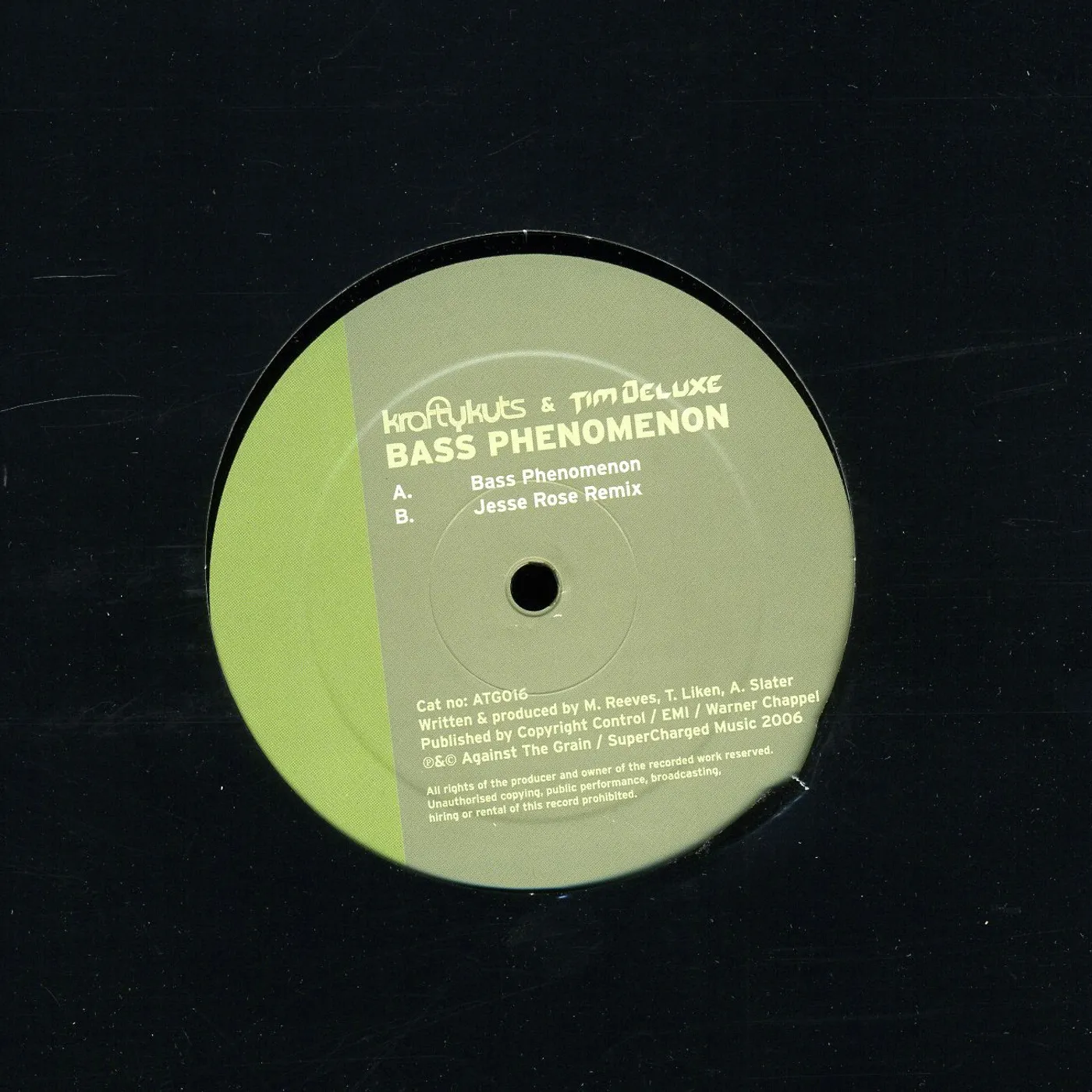 Krafty Kuts BASS PHENOMENON/THE FUNK IS Vinyl Record