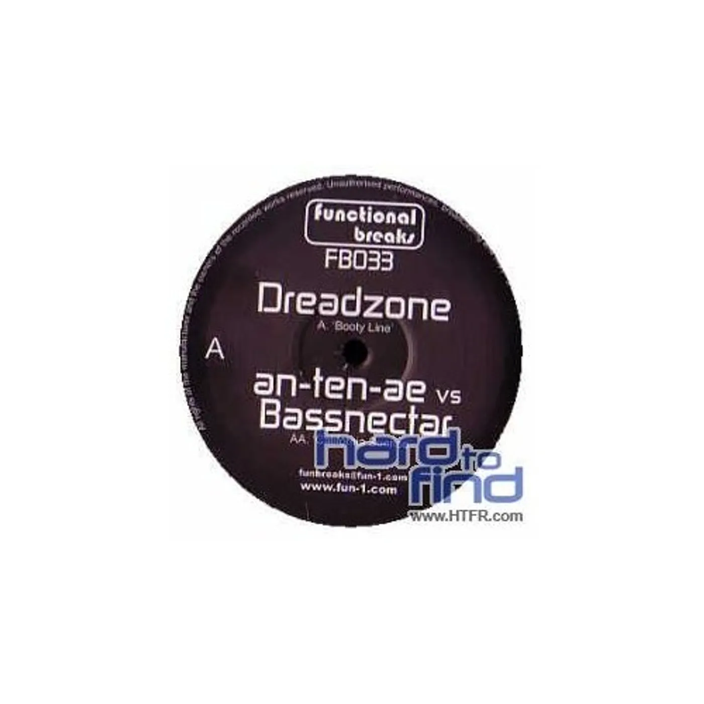 Dreadzone BOOTY LINE Vinyl Record