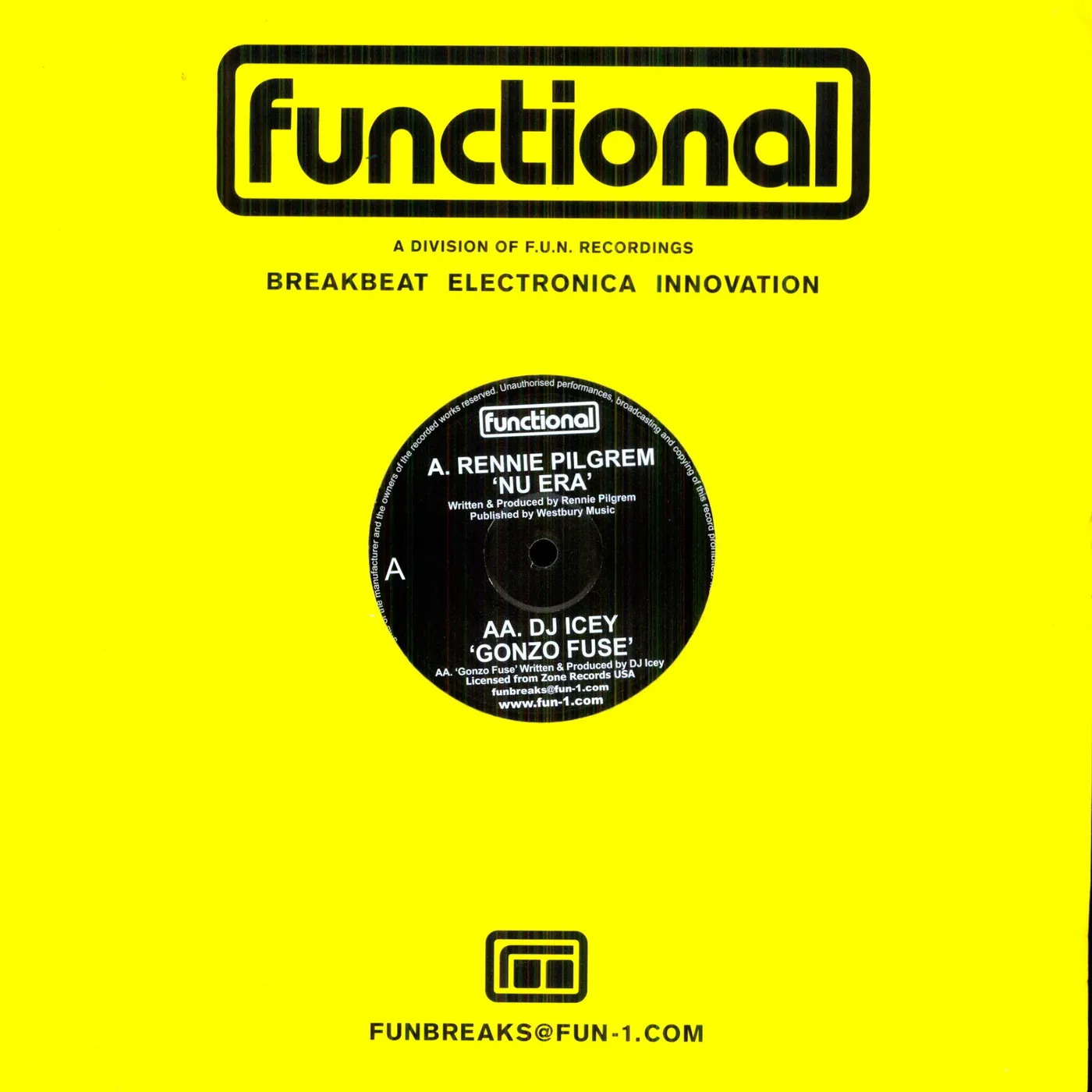 Rennie Pilgrem NU ERA Vinyl Record