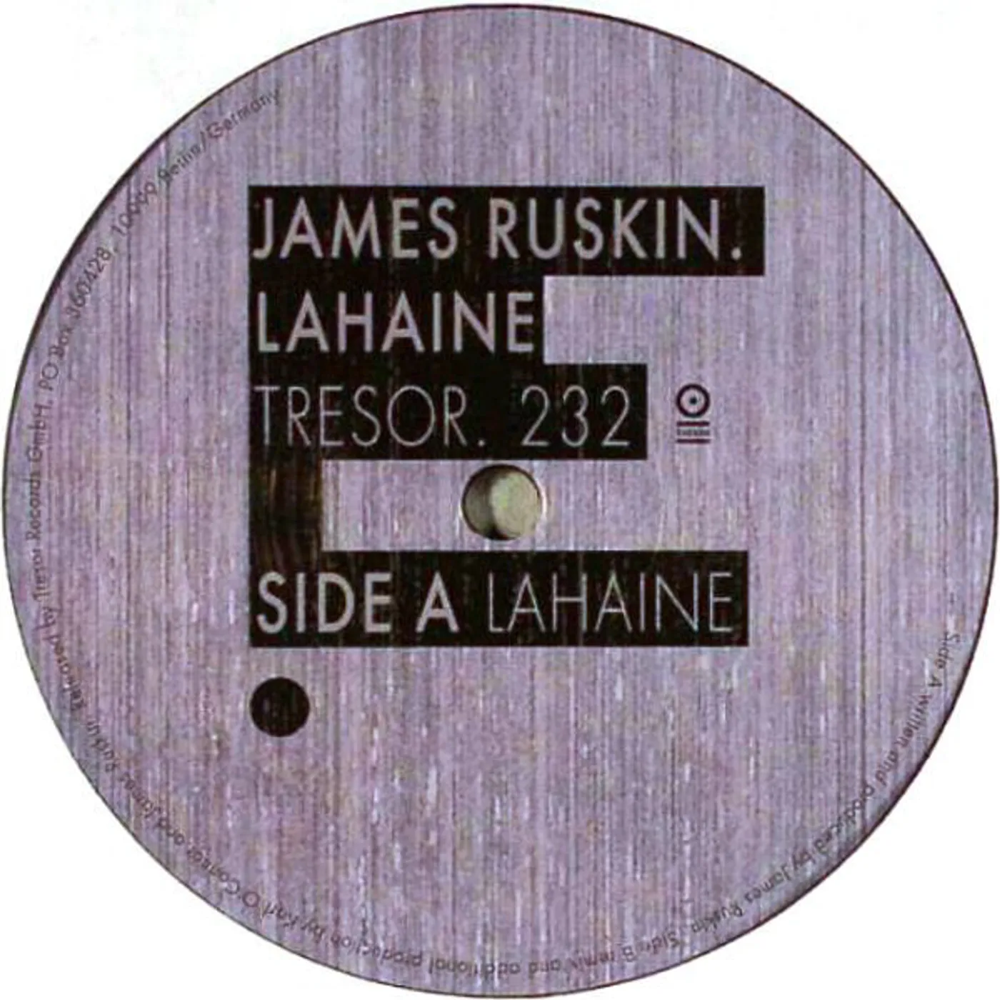James Ruskin LA HAINE Vinyl Record
