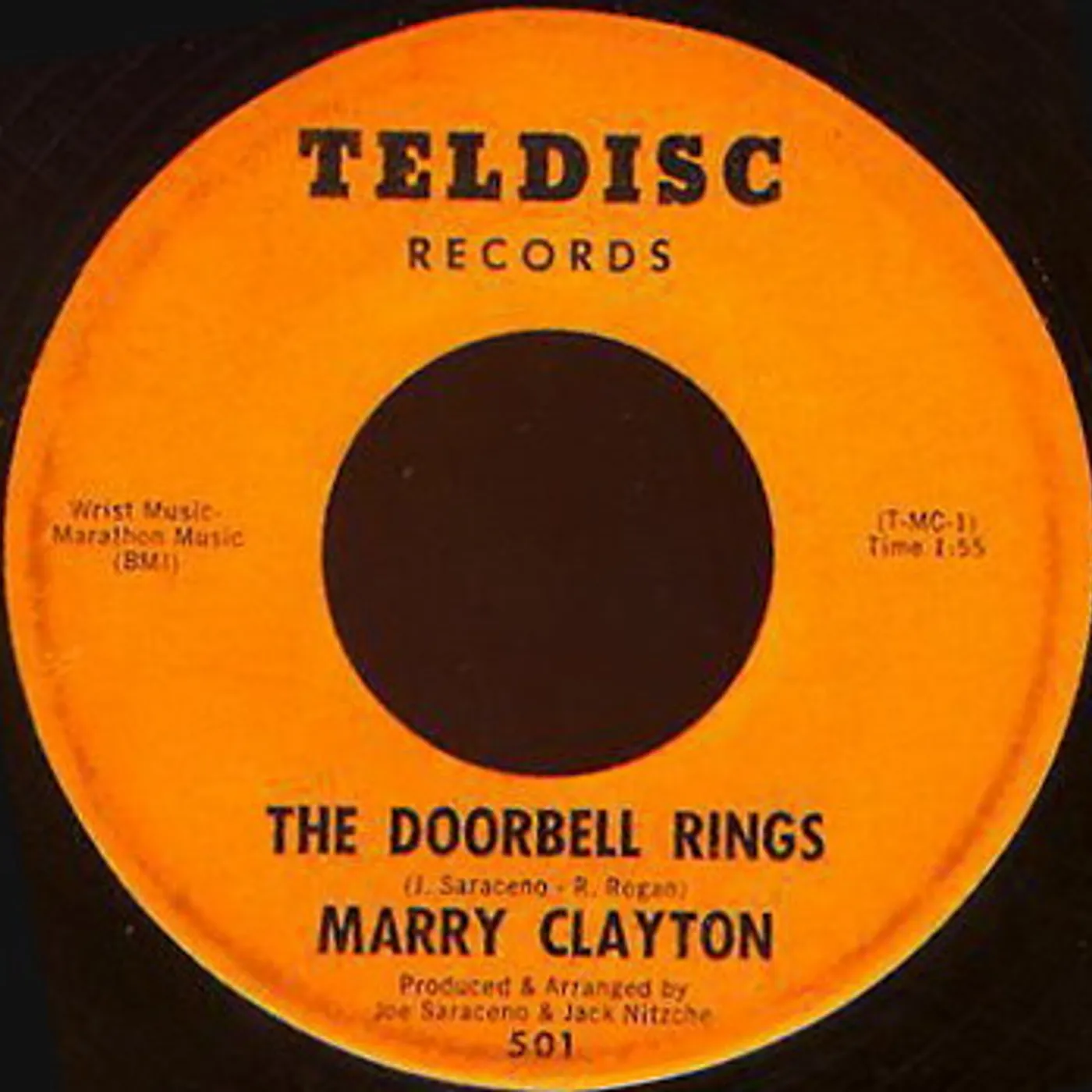 Marry Clayton I'VE GOT MY EYES ON YOU/THE DOORBELL RINGS Vinyl Record