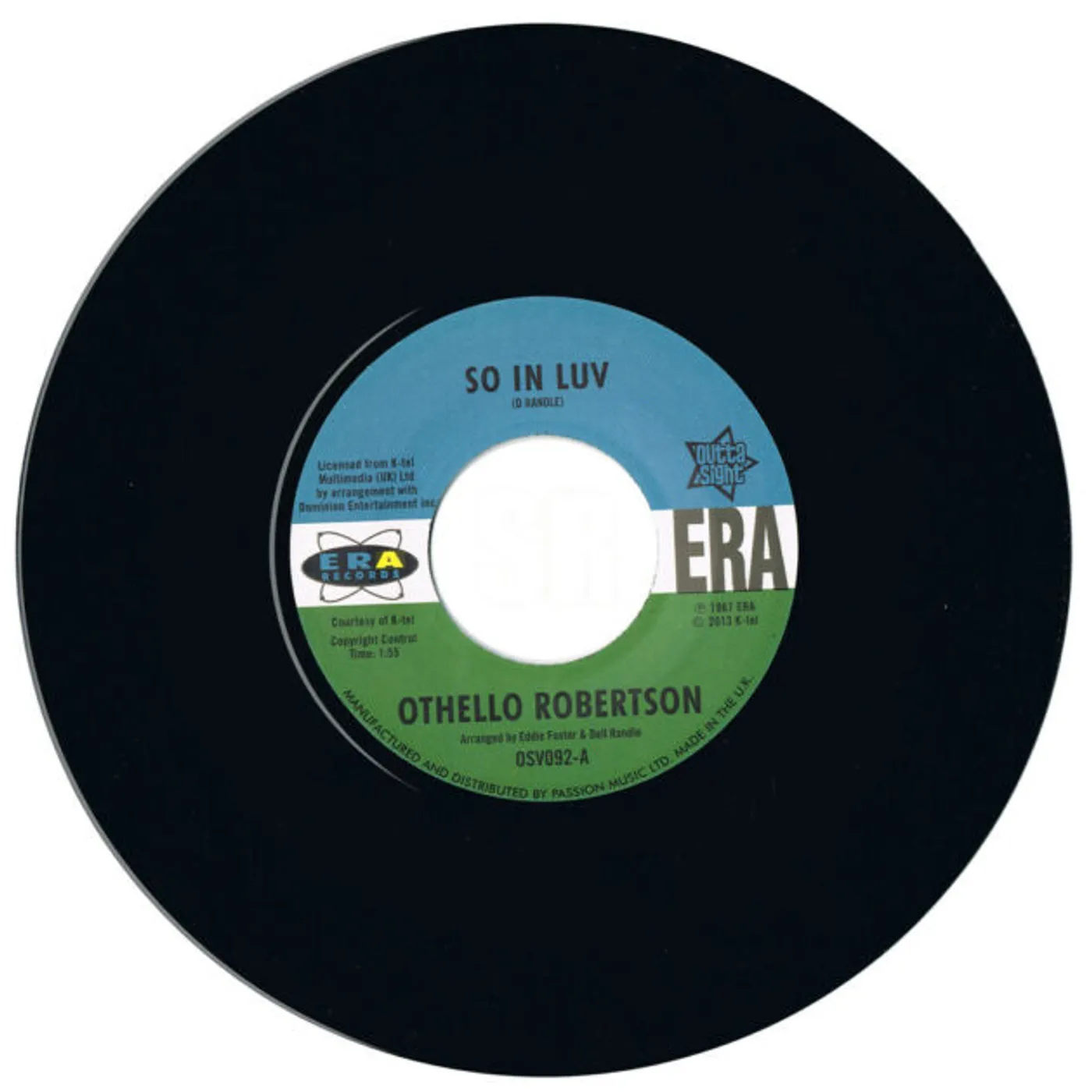 Othello/Steve Flanagan Robertson SO IN LUV/I'VE ARRIVED Vinyl Record