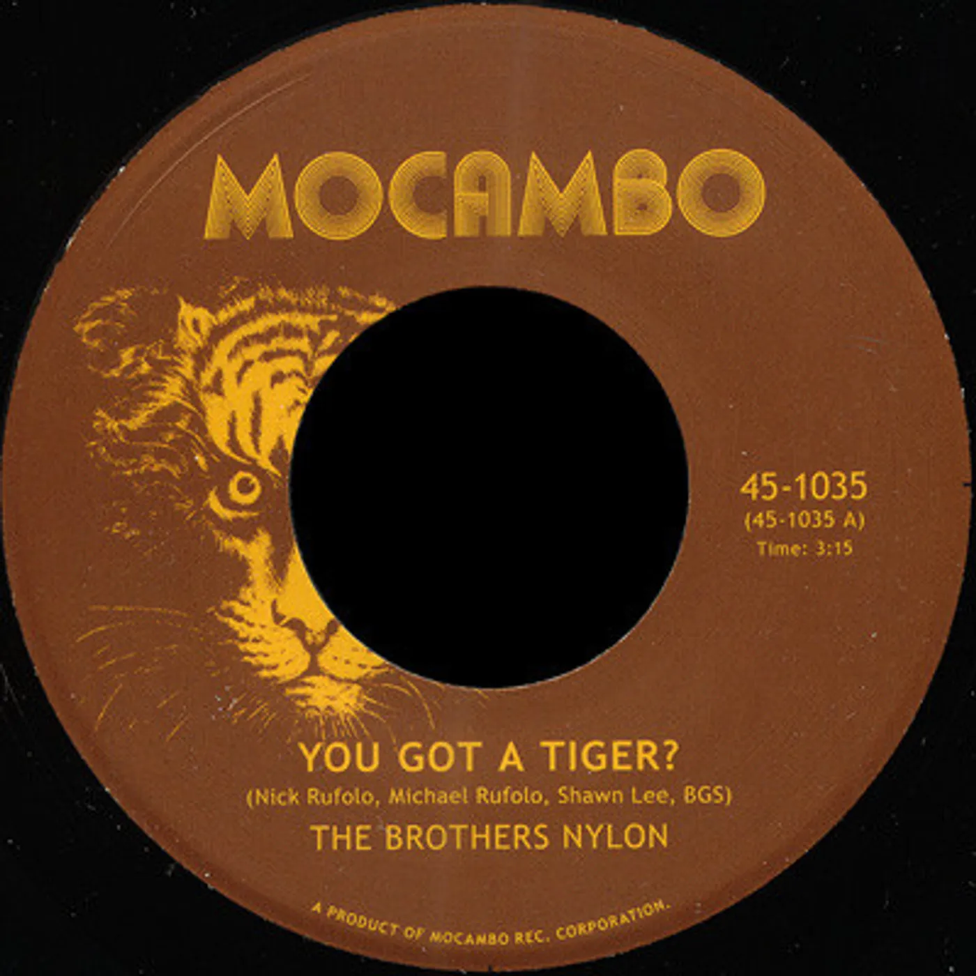The Brothers Nylon YOU GOT A TIGER Vinyl Record