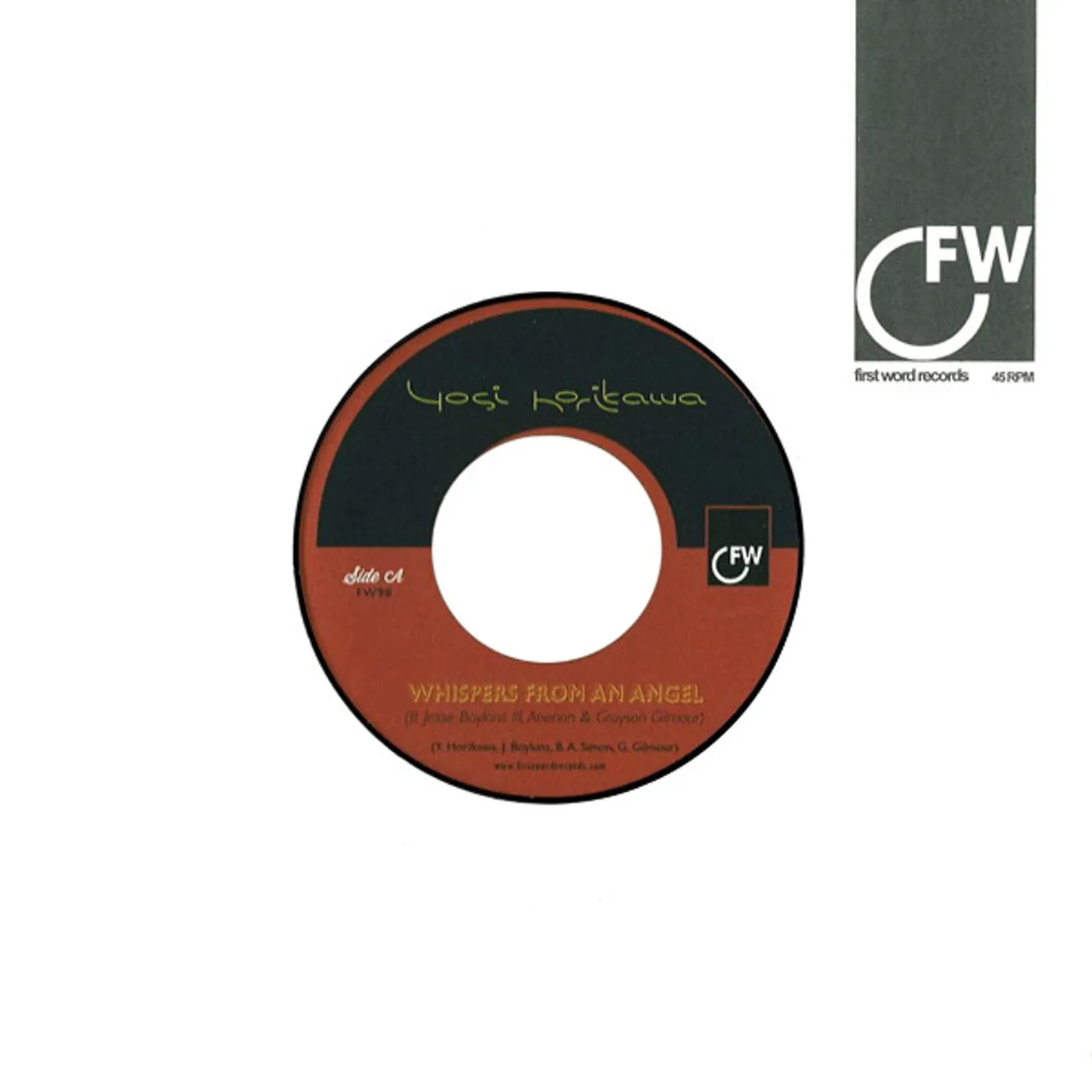 Yosi Horikawa WHISPERS FROM AN ANGEL Vinyl Record - UK Release