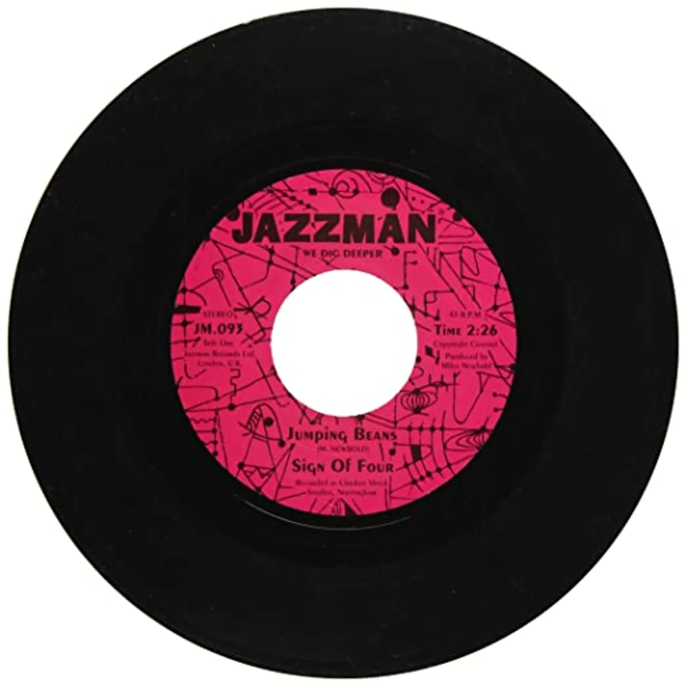 The Sign of Four JUMPING BEANS Vinyl Record - UK Release
