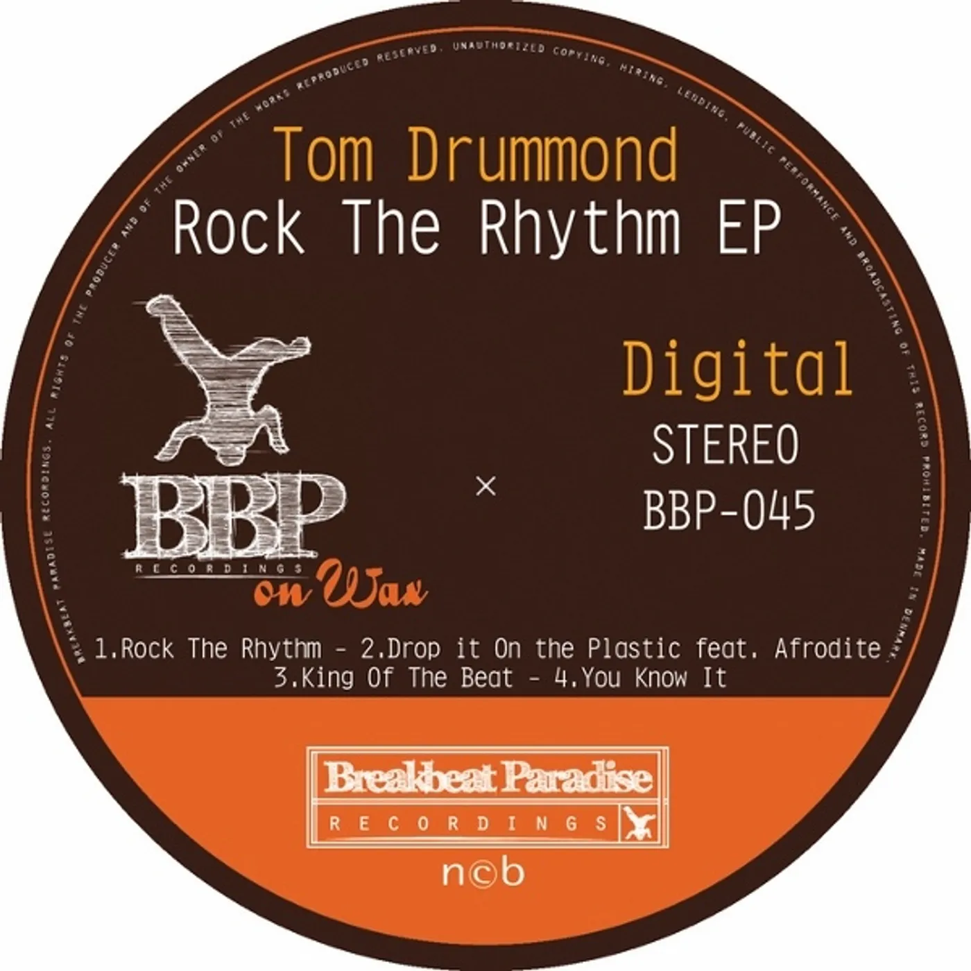 Tom Drummond ROCK THE RHYTHM Vinyl Record - UK Release