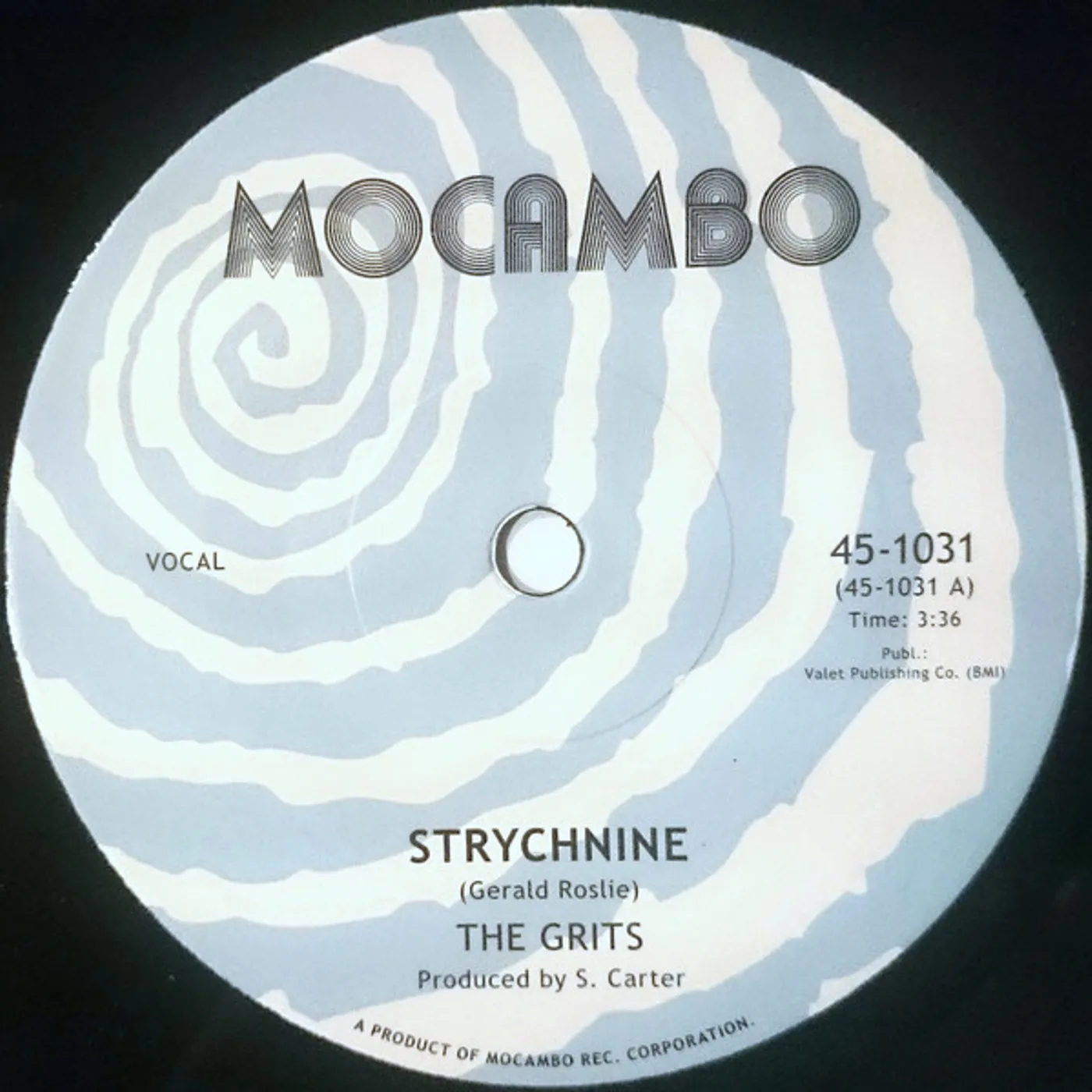 Grits STRYCHNINE Vinyl Record - UK Release