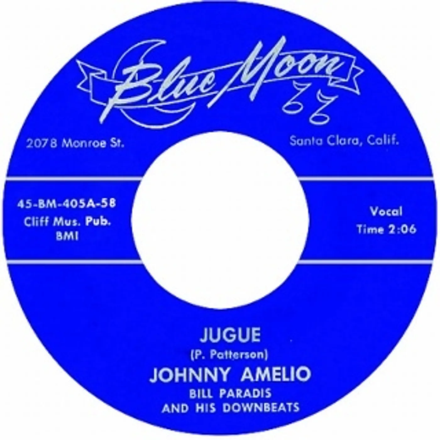 Johnny Amelio JUGUE Vinyl Record - UK Release