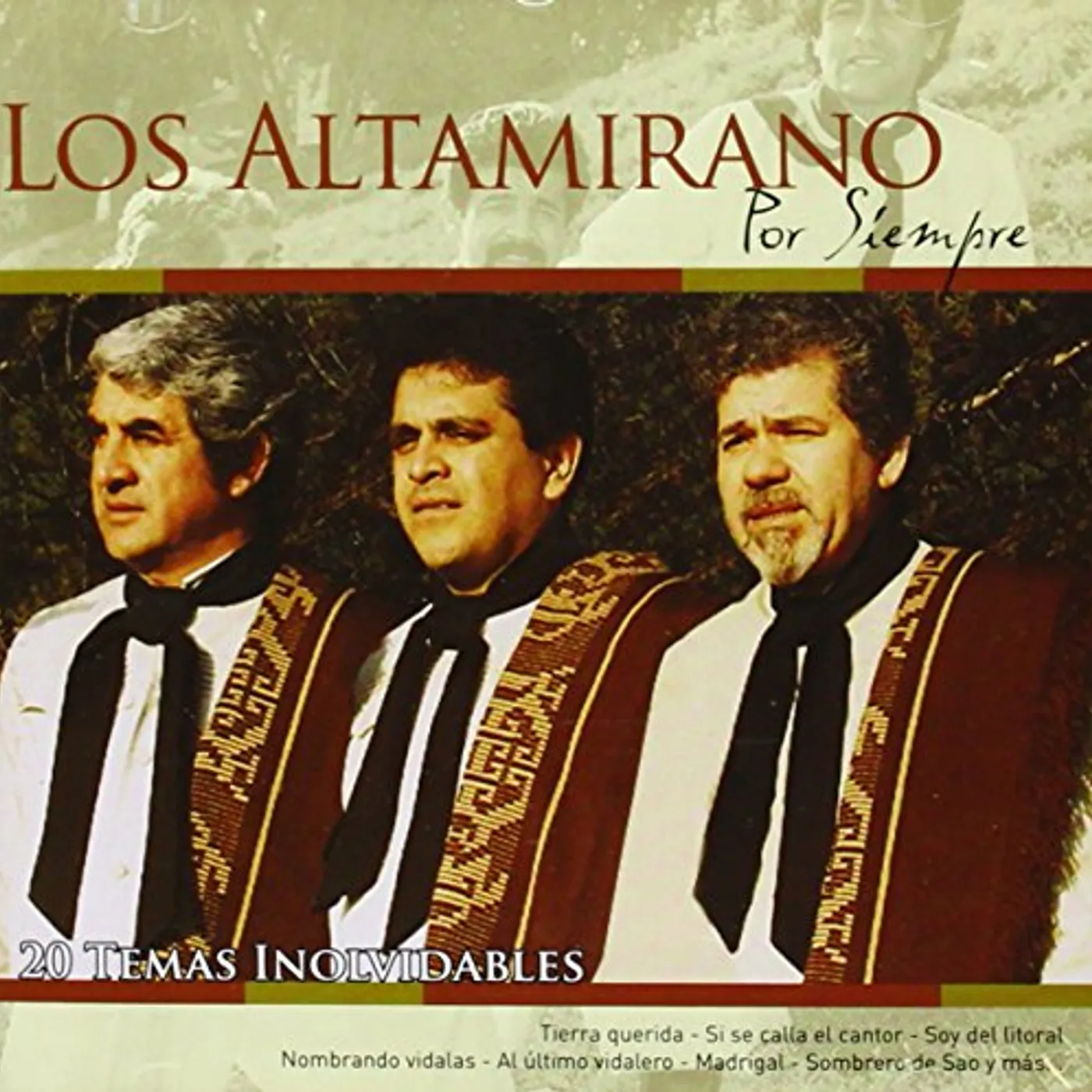 Los Altamirano POR SIEMPRE 20 TEMAS INOLVIDABLES CD