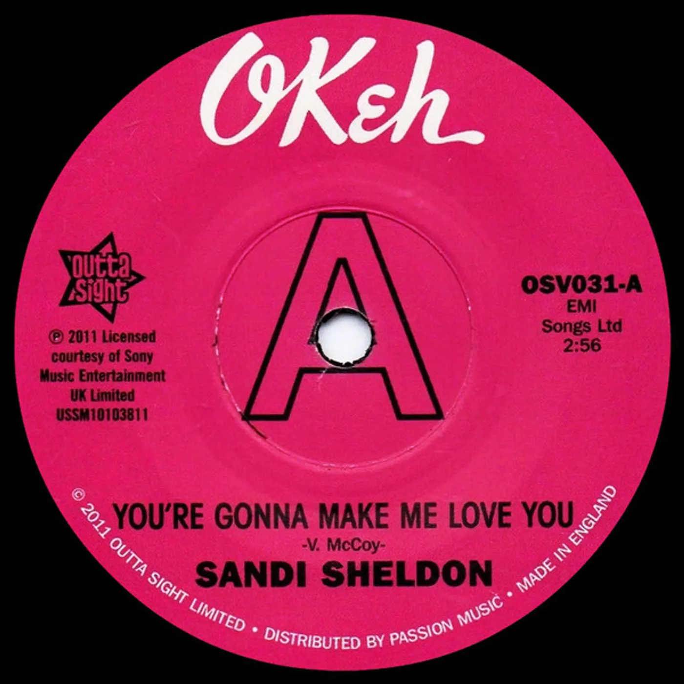 Sandi Sheldon YOU'RE GONNA MAKE ME LOVE YOU Vinyl Record