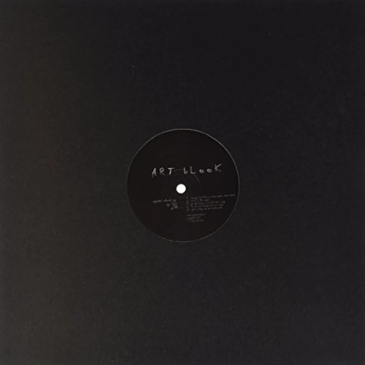 Art Bleek SUPPLIED ARTWORK EP Vinyl Record - UK Release