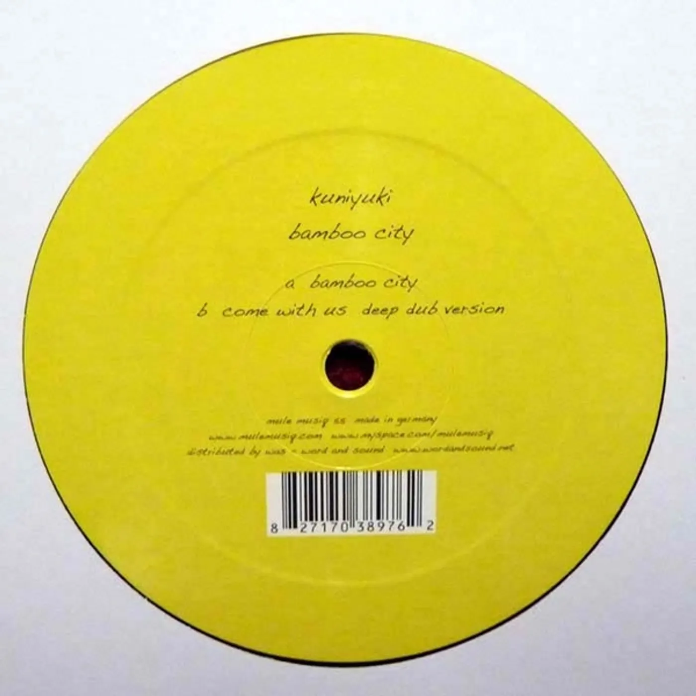 Kuniyuki Takahashi BAMBOO CITY Vinyl Record - UK Release