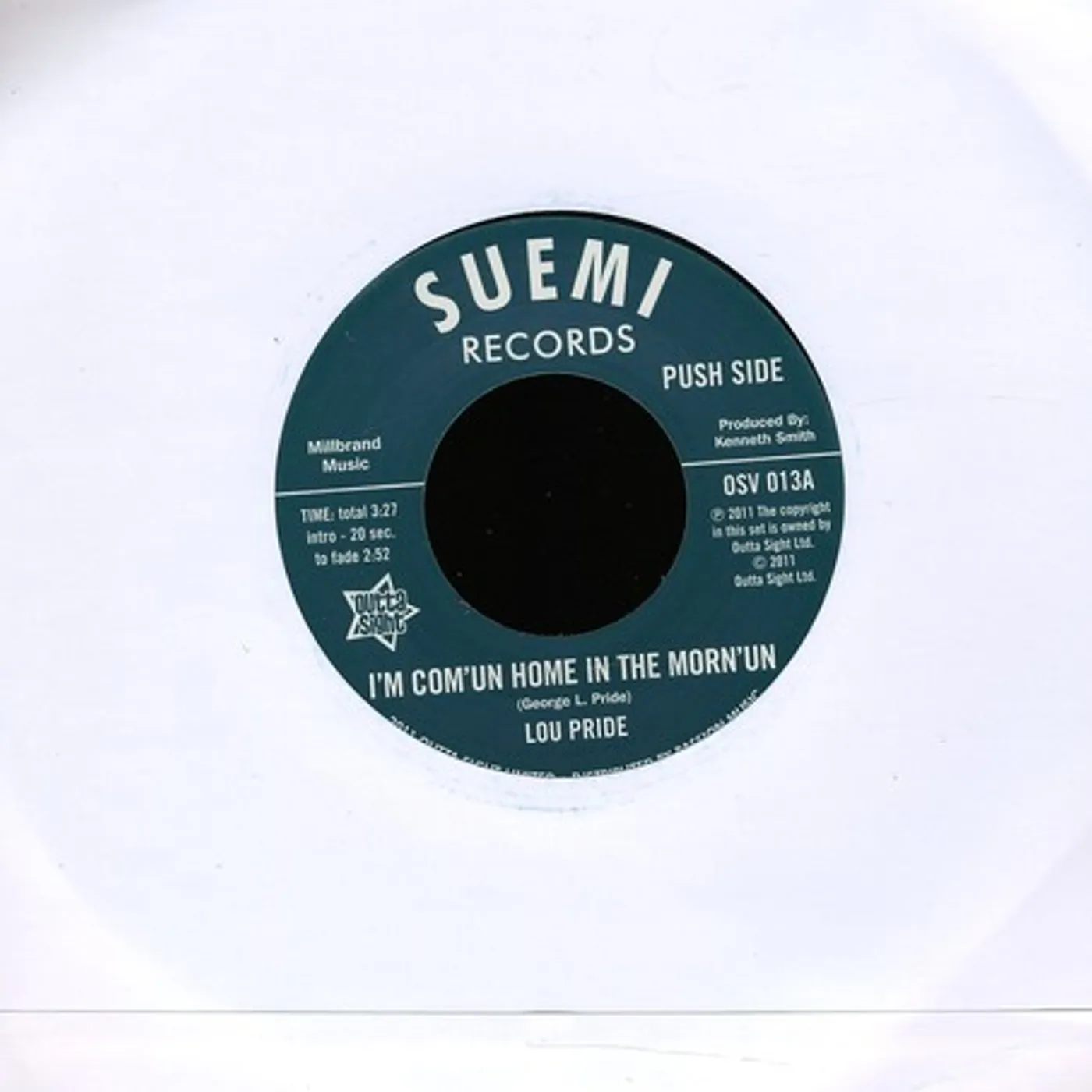 Lou Pride/Southwind Symohony I'M COM'UN HOME IN THE MORN'UN/I'M COM'UN HOME IN Vinyl Record