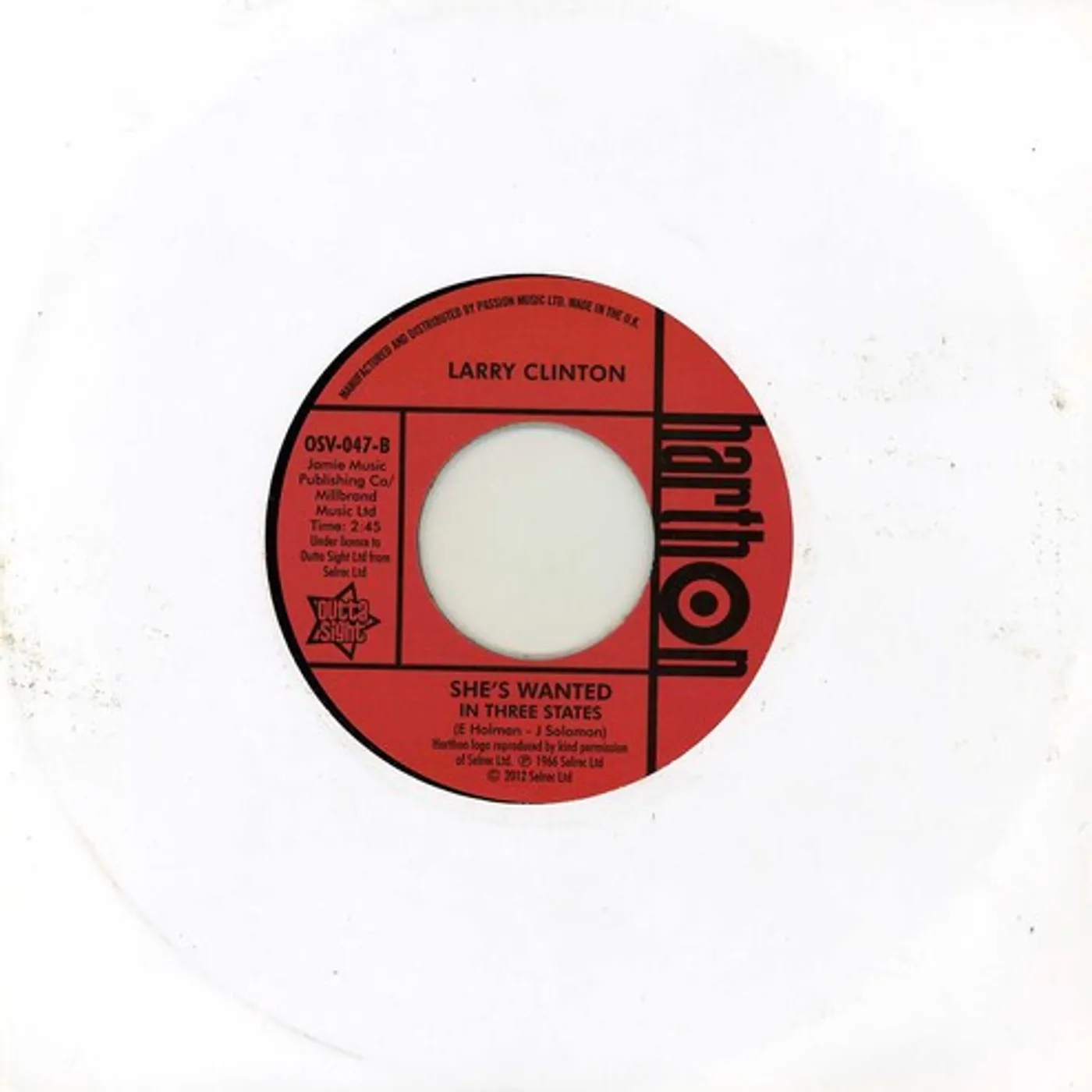 Jesse James LOVE IS ALL RIGHT Vinyl Record