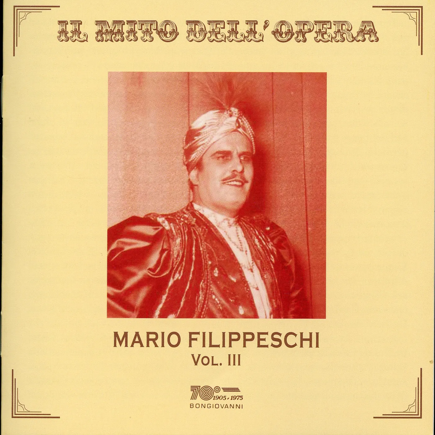 Mario Filippeschi ESTRATTI DA TURANDOT (1957) / GUGLIELMO TELL CD