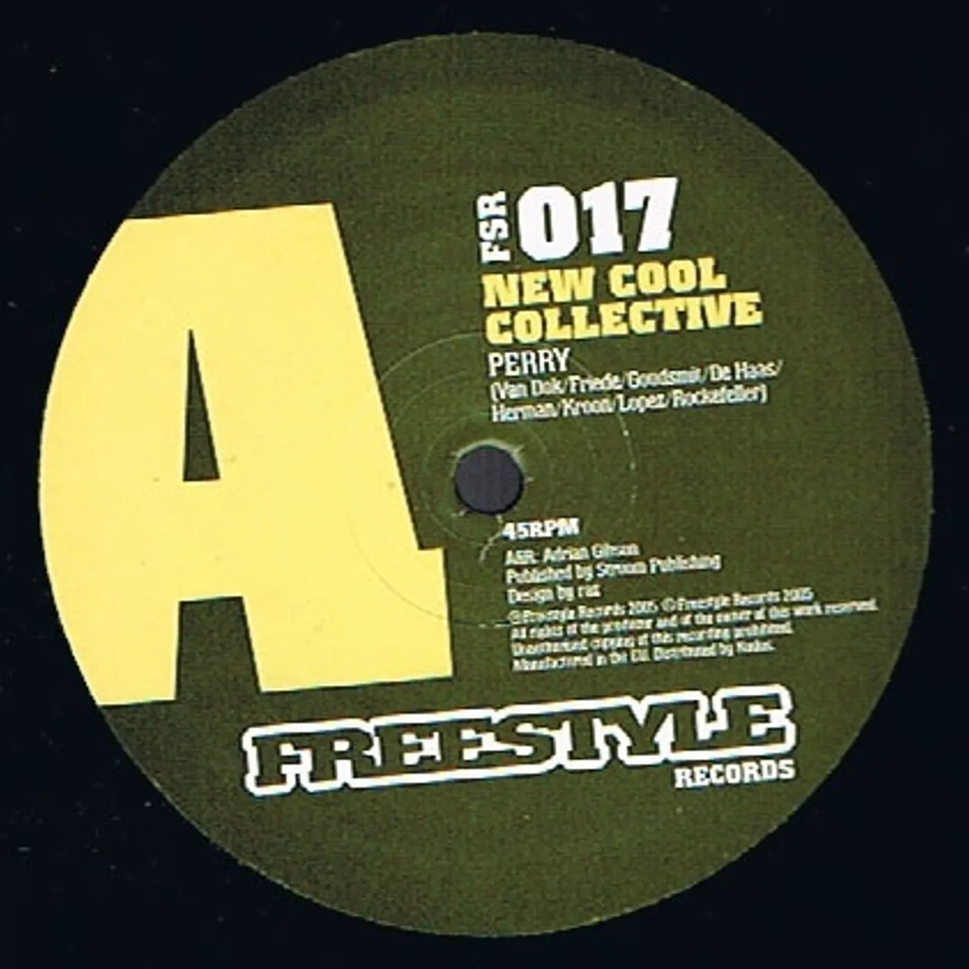 New Cool Collective PERRY Vinyl Record - UK Release