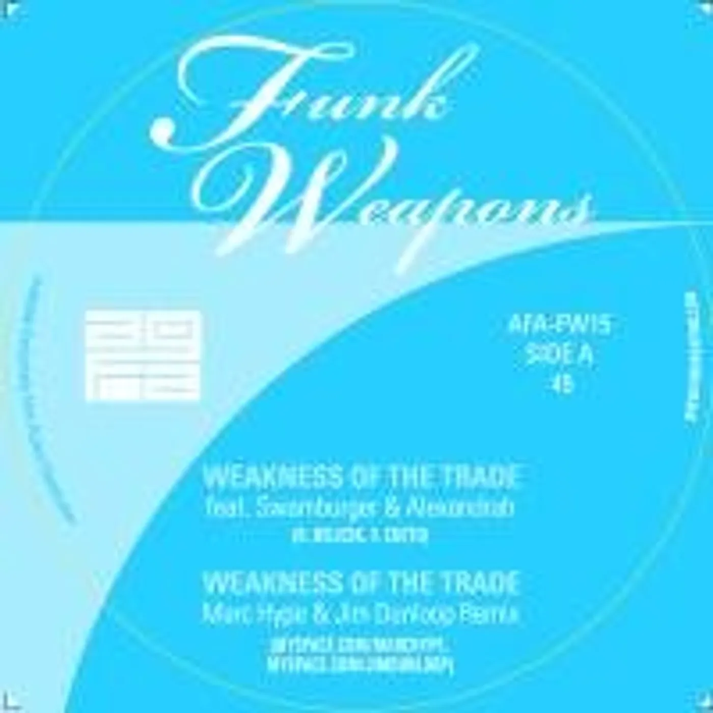 All Good Funk Alliance WEAKNESS OF A TRADE Vinyl Record - UK Release