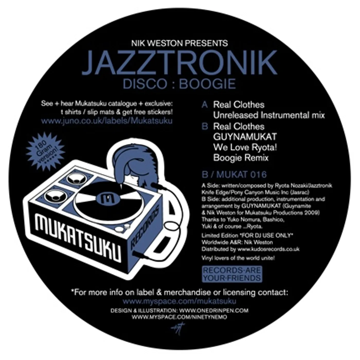 Jazztronik DISCO:BOOGIE Vinyl Record - UK Release