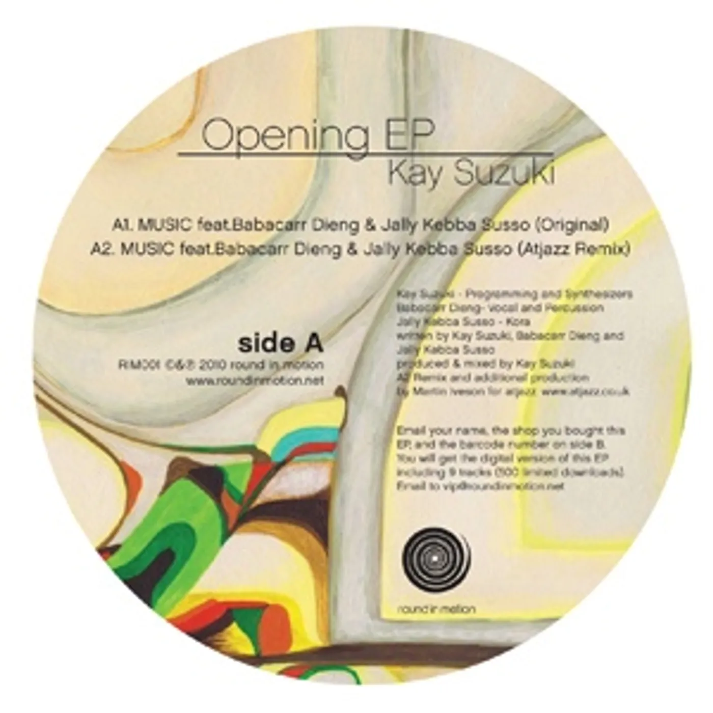 Kay Suzuki OPENING EP Vinyl Record - UK Release