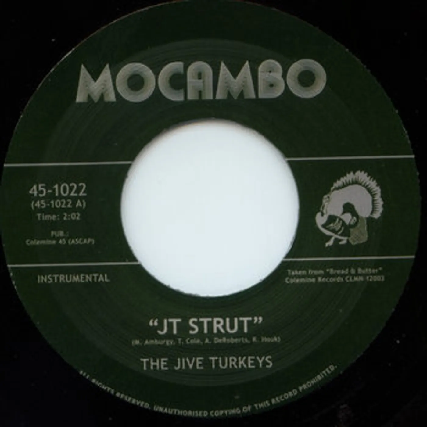 The Jive Turkeys JT STRUT/TALKIN' THE TALK Vinyl Record - UK Release