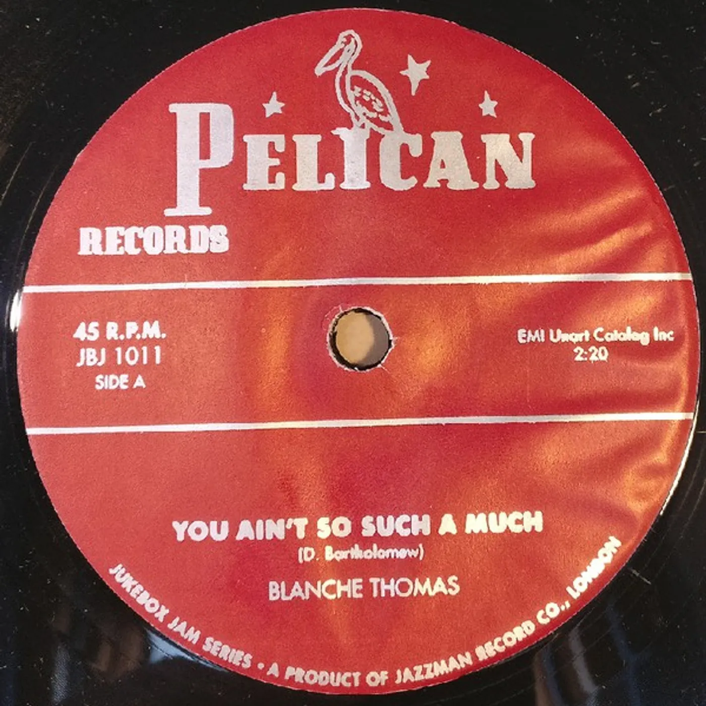 Blanche Thomas/Little Esther YOU AIN'T SO MUCH A MUCH/HOUND DOG Vinyl Record - UK Release