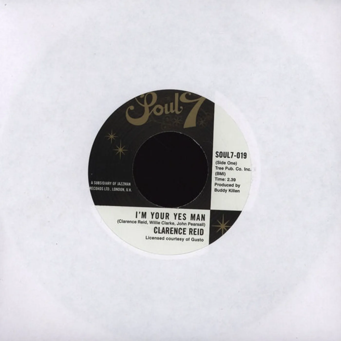 Clarence Reid I'M YOUR YES MAN Vinyl Record - UK Release