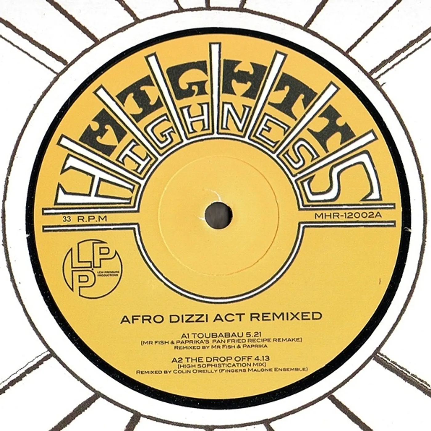 AFRO DIZZI ACT REMIXED Vinyl Record - UK Release