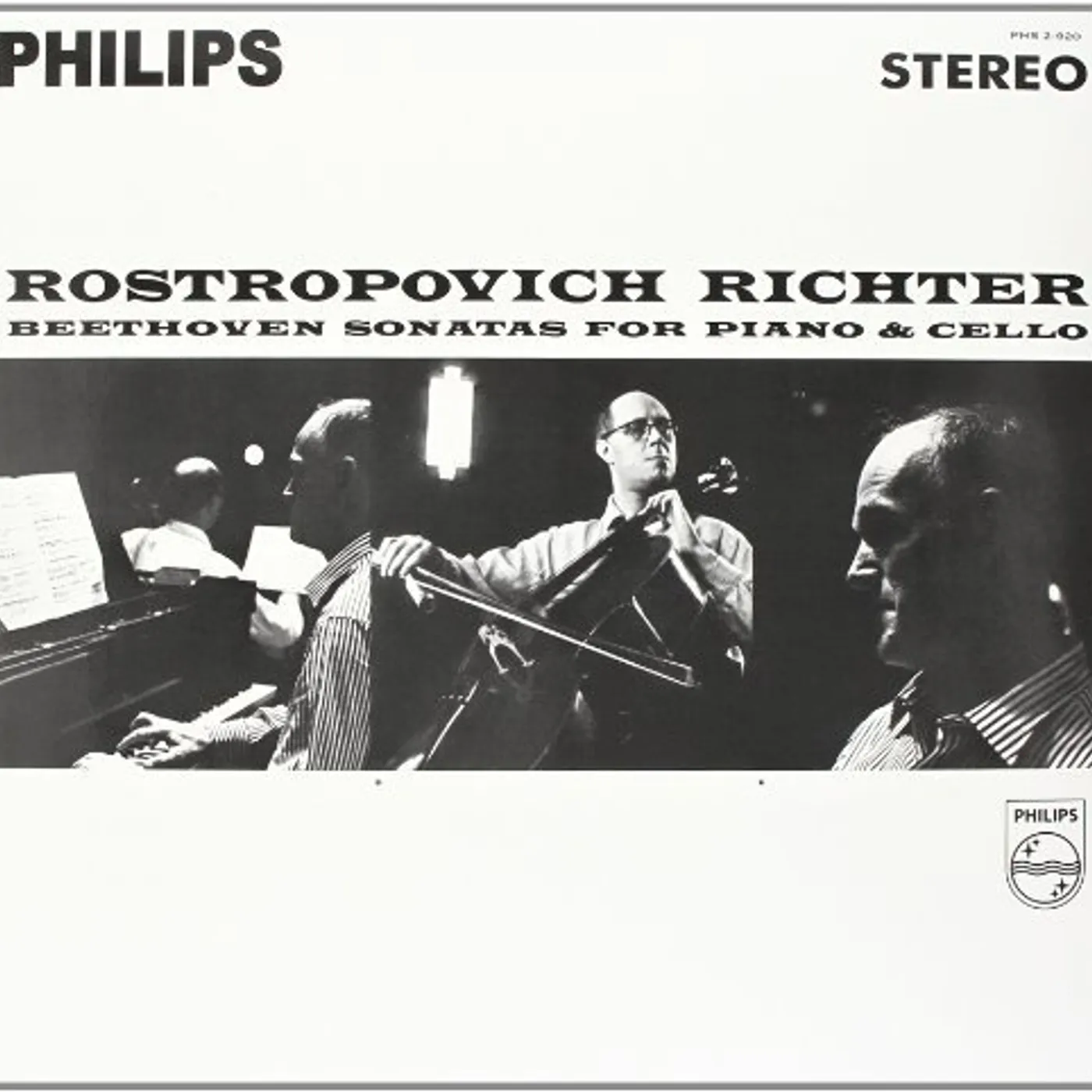 Beethoven / Rostropovich / Richter SONATAS FOR PIANO & CELLO Vinyl Record