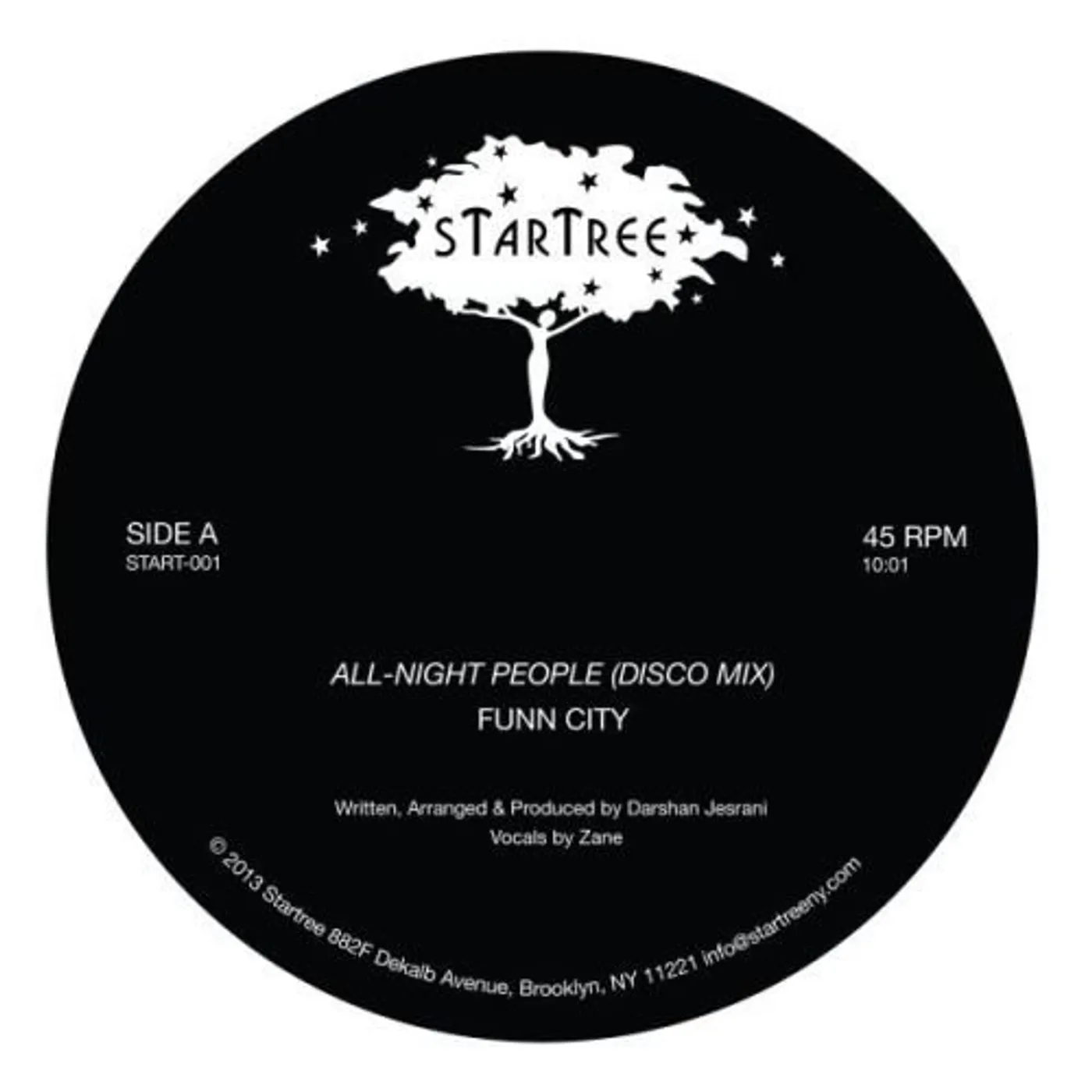 Funn City All-Night People Vinyl Record
