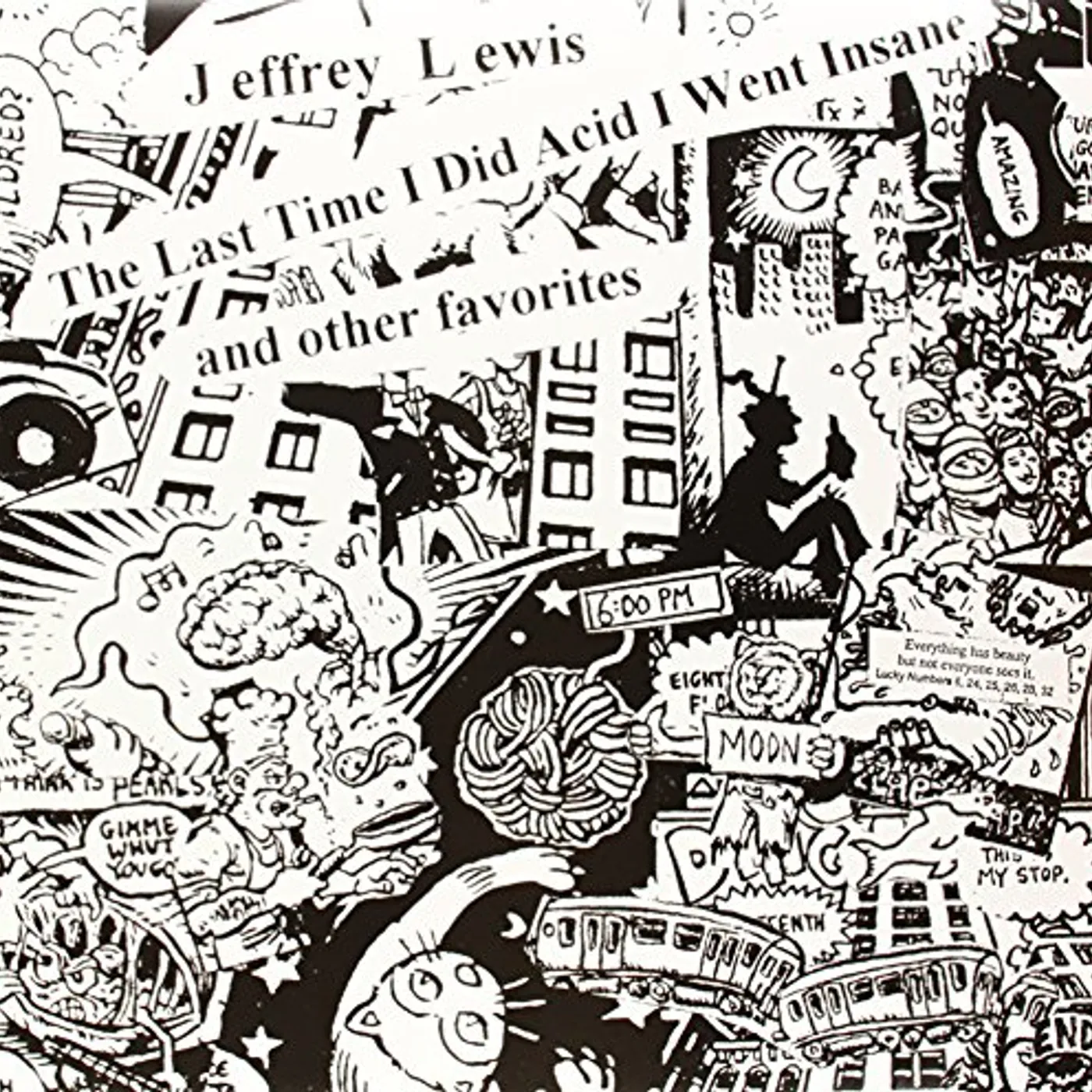 Jeffrey Lewis LAST TIME I DID ACID I WENT INSANE Vinyl Record