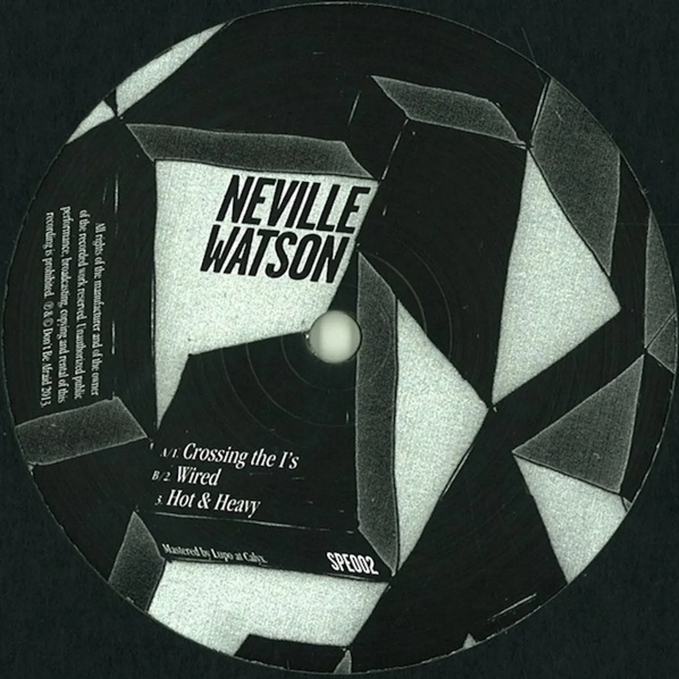 Neville Watson Hot & Heavy EP Vinyl Record