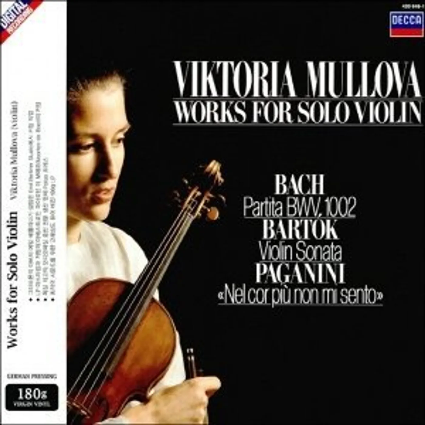 Viktoria Mullova WORKS FOR SOLO VIOLIN Vinyl Record