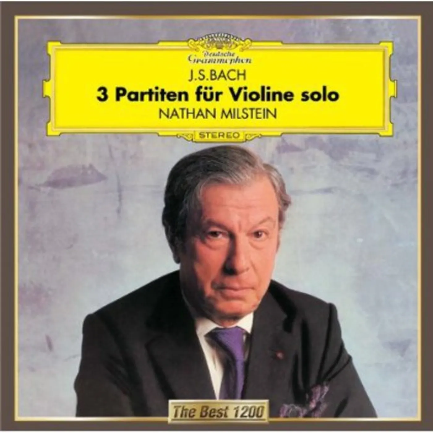 Nathan Milstein BACH: 3 PARTITAS FOR SOLO VIOLIN CD