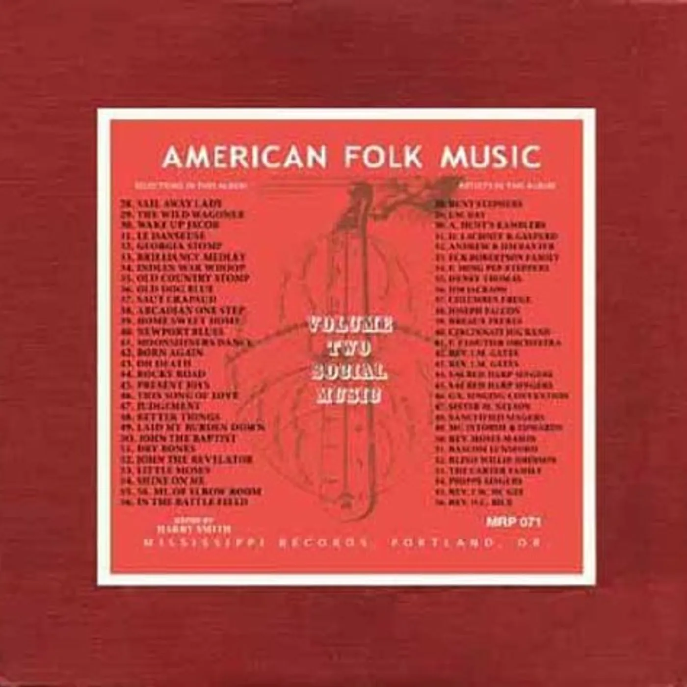 ANTHOLOGY OF AMERICAN FOLK MUSIC 2 / VARIOUS (Vinyl)