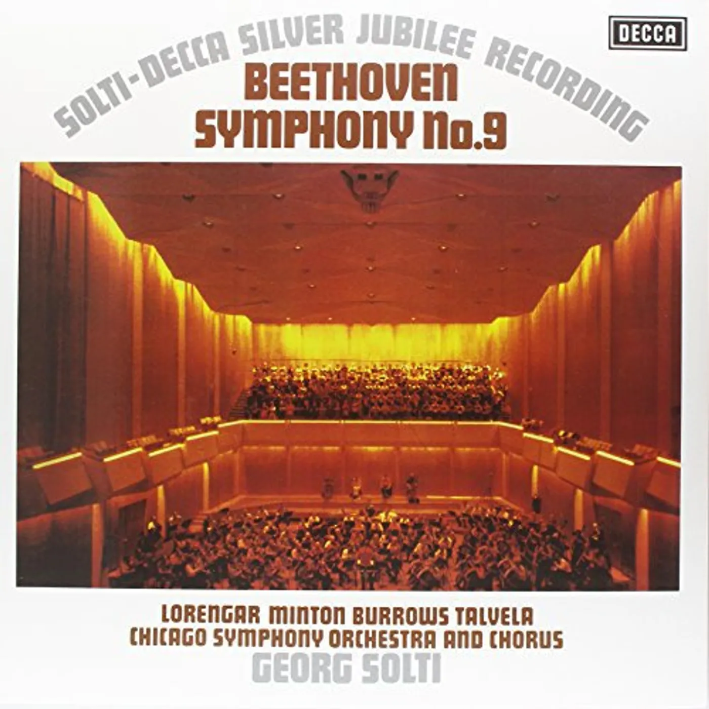 Beethoven / Solti SYMPHONY 9 Vinyl Record