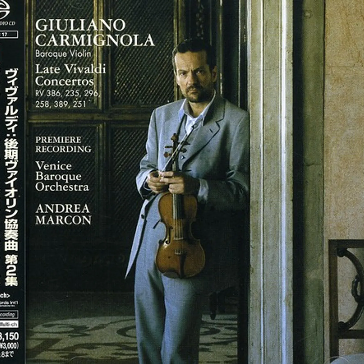 Giuliano Carmignola LATE VIVALDI CONCETOS Super Audio CD